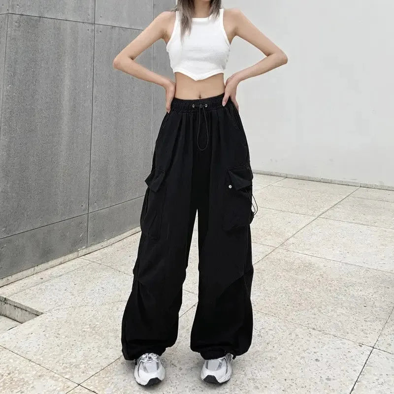 Women’s Casual Wide-Leg Joggers Streetwear Sweatpants