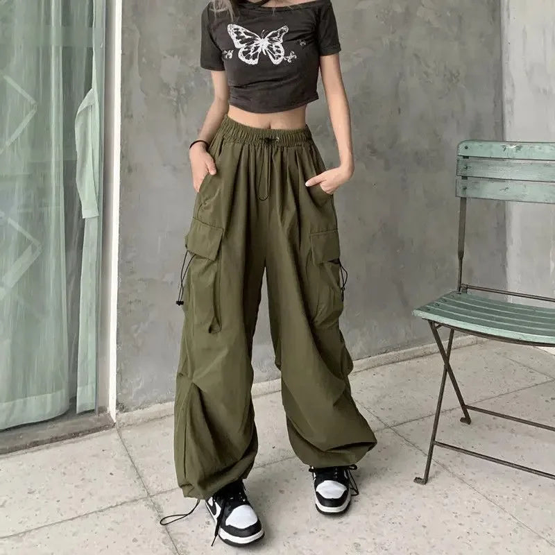 Women’s Casual Wide-Leg Joggers Streetwear Sweatpants