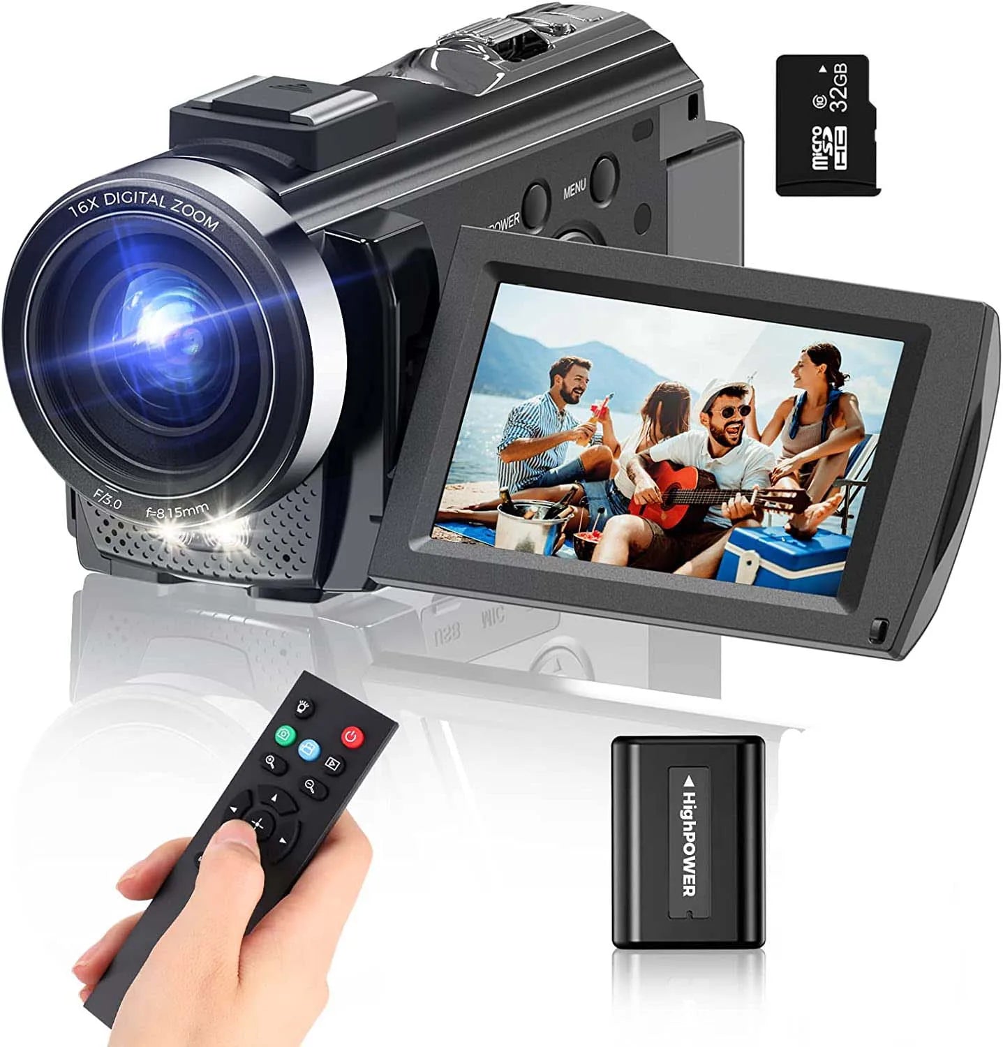 Digital Camera Photographic Cameras With 3.0 Inch Rotating Screen Professional Photo Camera Hd Video Kids Cameras For Home