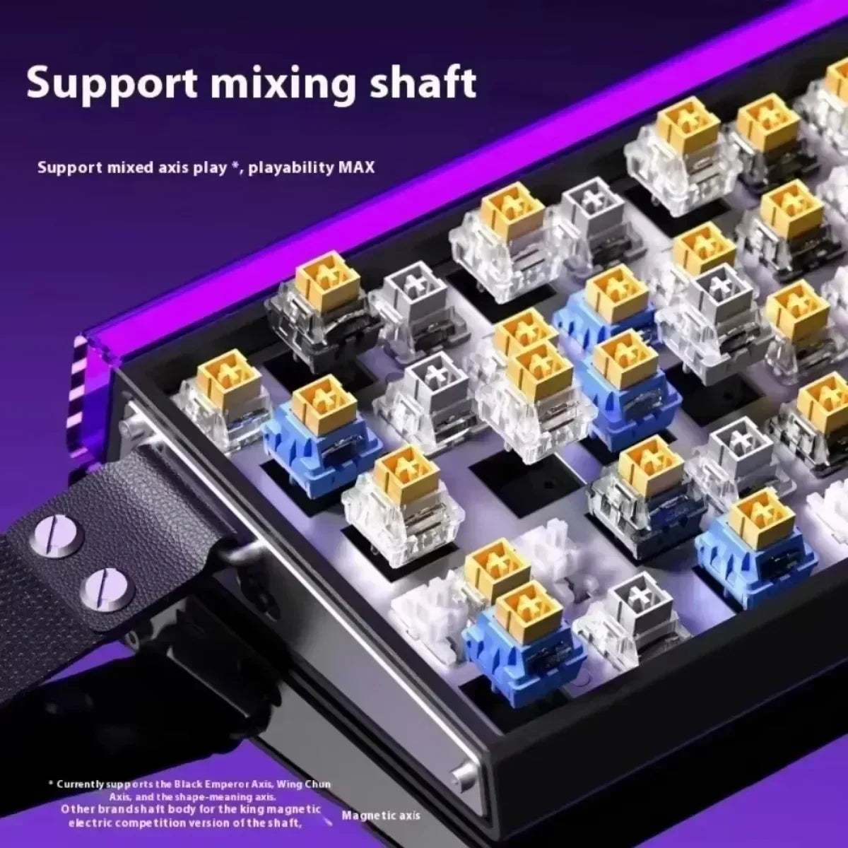 AULA HERO 68HE Gaming Keyboard Magnetic Rapid Trigger 8K Return RGB Hot Swap Wired Mechanical Keyboard Esports Game Accessories