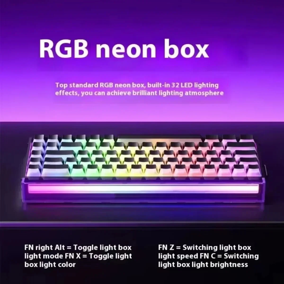 AULA HERO 68HE Gaming Keyboard Magnetic Rapid Trigger 8K Return RGB Hot Swap Wired Mechanical Keyboard Esports Game Accessories