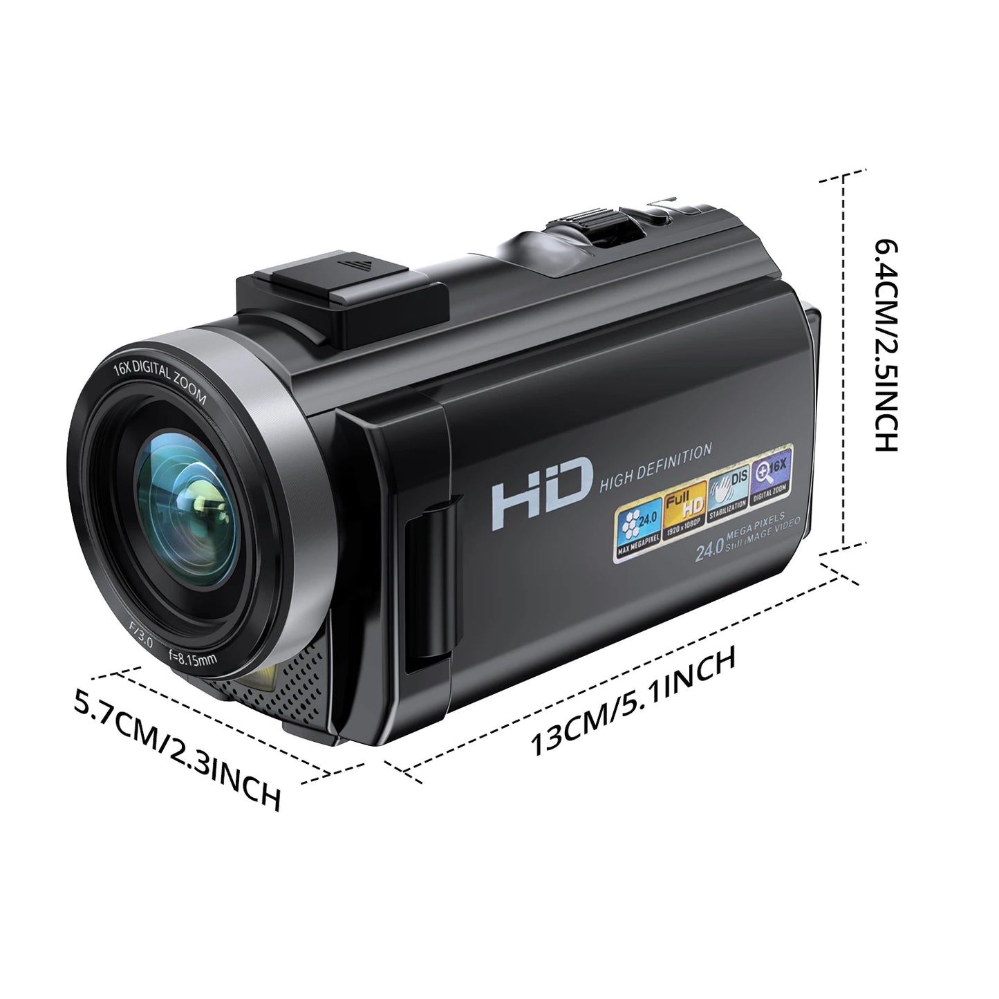 Digital Camera Photographic Cameras With 3.0 Inch Rotating Screen Professional Photo Camera Hd Video Kids Cameras For Home