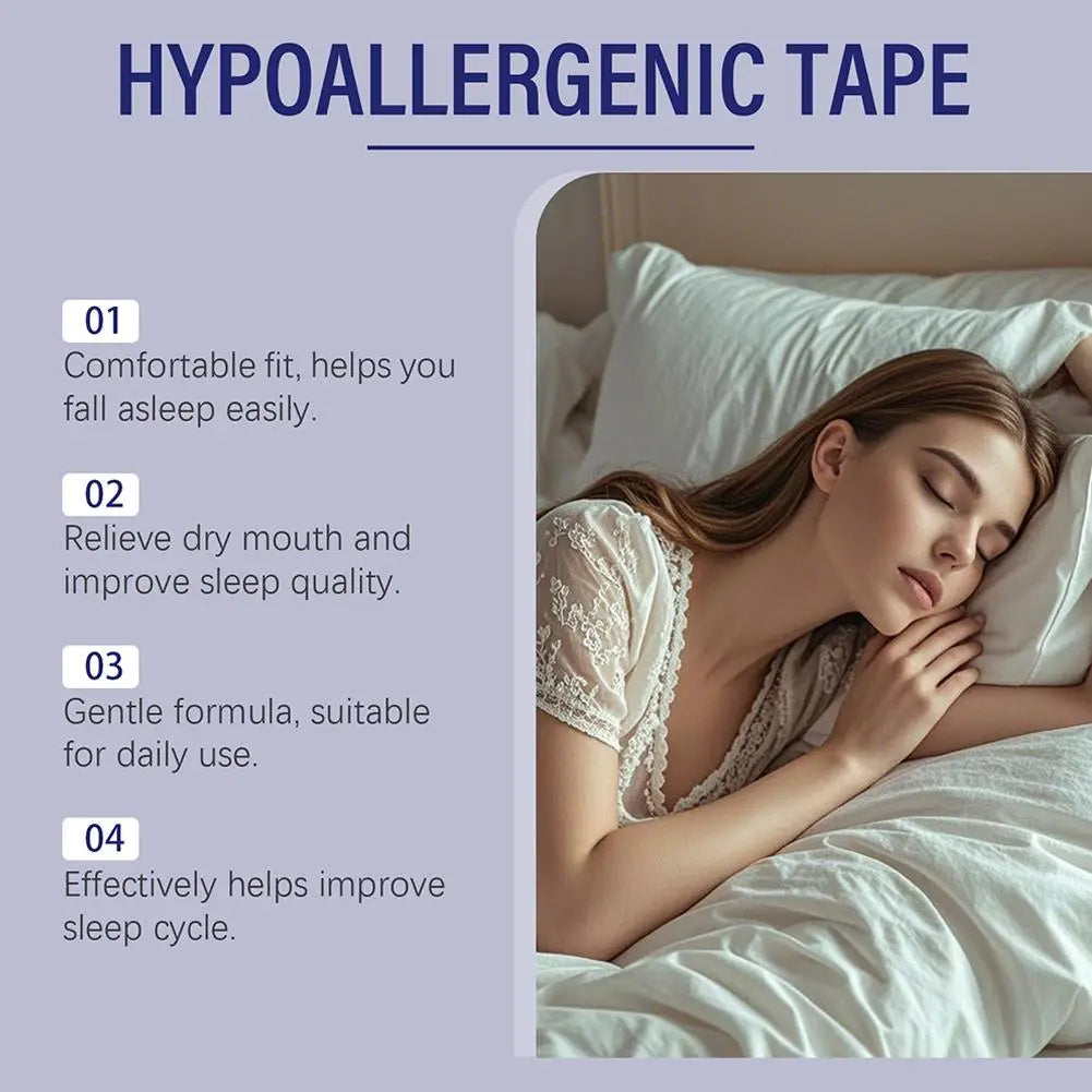 Anti-Snoring Patch Nose Breathing Correction Improve Sleep Patches Relaxing Body Stress Relief Neurasthenia Sleeping Mouth Tape