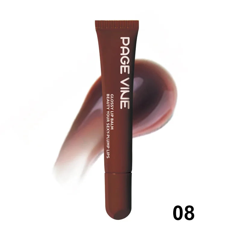 PAGE VINE Peptide Lip Gloss – Hydrating Jelly Tint for Plump, Glossy Lips