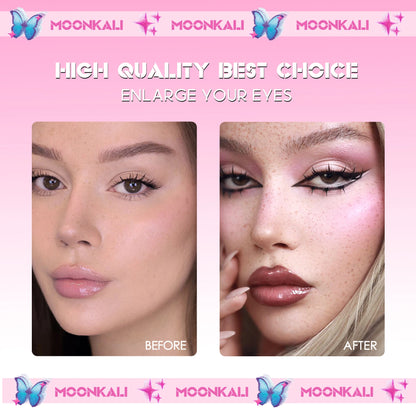 MOONKALI Fairy Lash Clusters – Wispy D-Curl Manga Lashes for a Natural Look