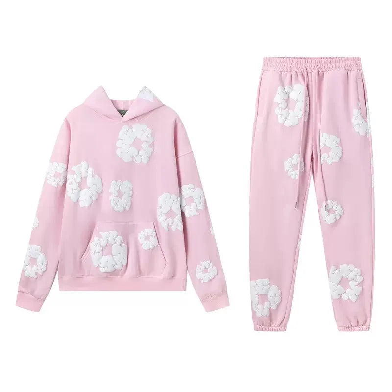 DENIM TEARS Tracksuit- Trendy Foam Streetwear for Men