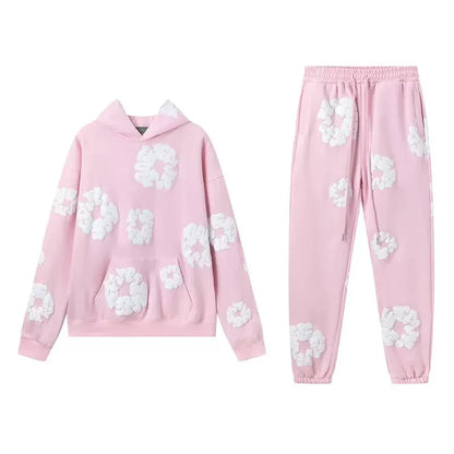 DENIM TEARS Tracksuit- Trendy Foam Streetwear for Men