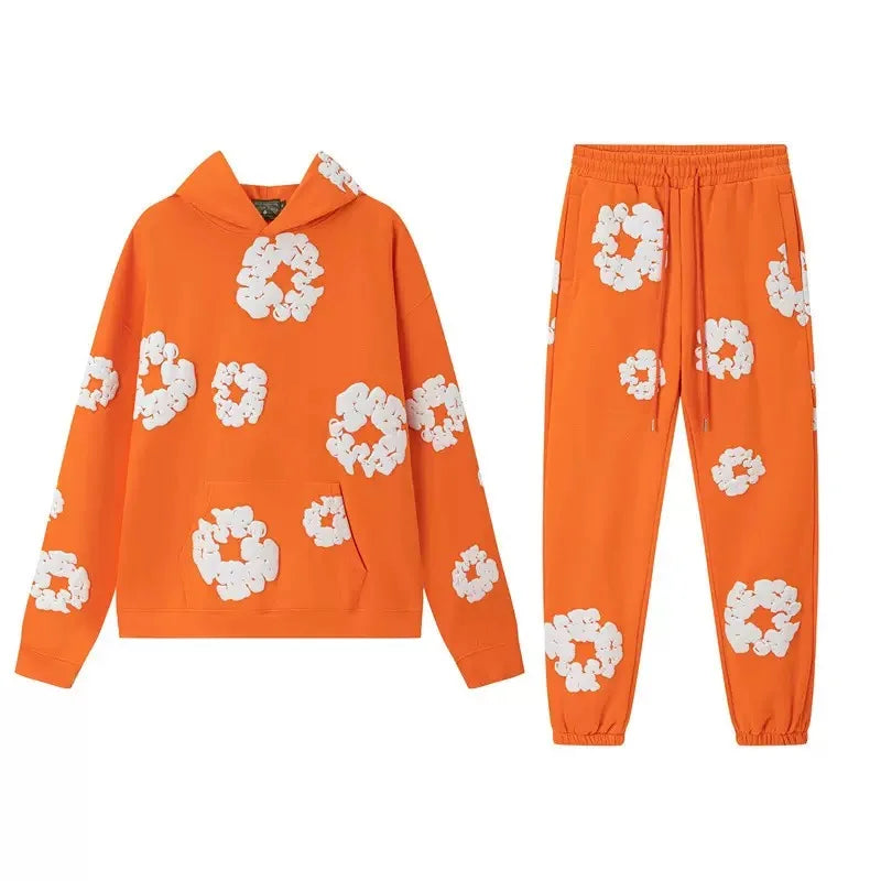 DENIM TEARS Tracksuit- Trendy Foam Streetwear for Men