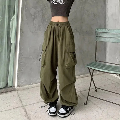 Women’s Casual Wide-Leg Joggers Streetwear Sweatpants