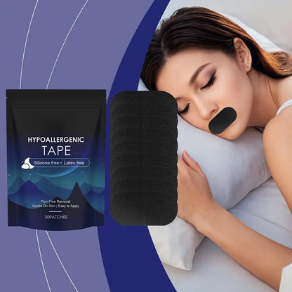 Anti-Snoring Patch Nose Breathing Correction Improve Sleep Patches Relaxing Body Stress Relief Neurasthenia Sleeping Mouth Tape