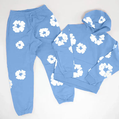 DENIM TEARS Tracksuit- Trendy Foam Streetwear for Men