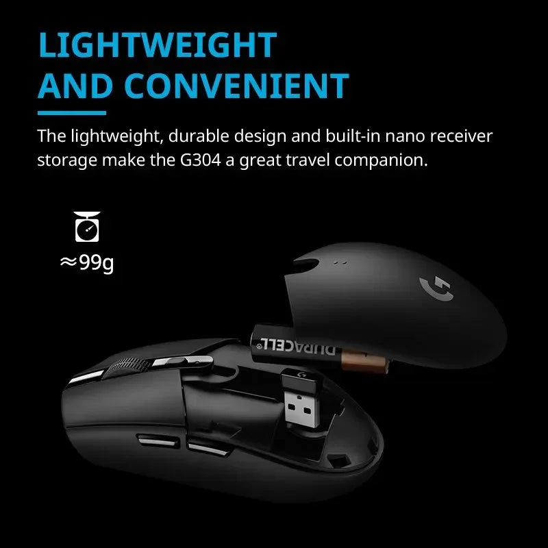 Logitech G304/G305 Wireless Mouse 5 Battery Gaming Peripherals Programmable Lightweight Portable Mouse