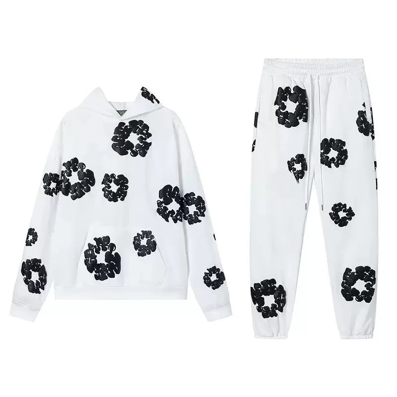DENIM TEARS Tracksuit- Trendy Foam Streetwear for Men