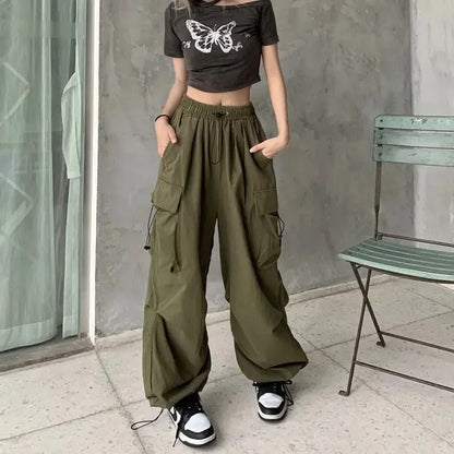 Women’s Casual Wide-Leg Joggers Streetwear Sweatpants