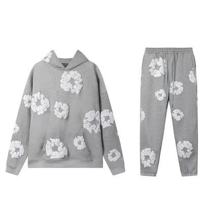 DENIM TEARS Tracksuit- Trendy Foam Streetwear for Men