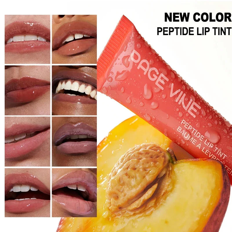 PAGE VINE Peptide Lip Gloss – Hydrating Jelly Tint for Plump, Glossy Lips