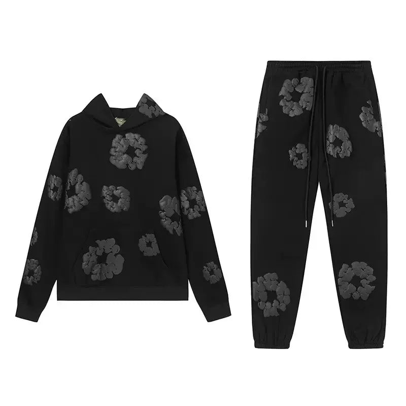 DENIM TEARS Tracksuit- Trendy Foam Streetwear for Men