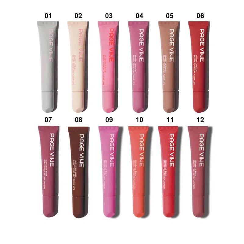 PAGE VINE Peptide Lip Gloss – Hydrating Jelly Tint for Plump, Glossy Lips