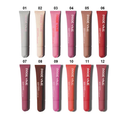 PAGE VINE Peptide Lip Gloss – Hydrating Jelly Tint for Plump, Glossy Lips