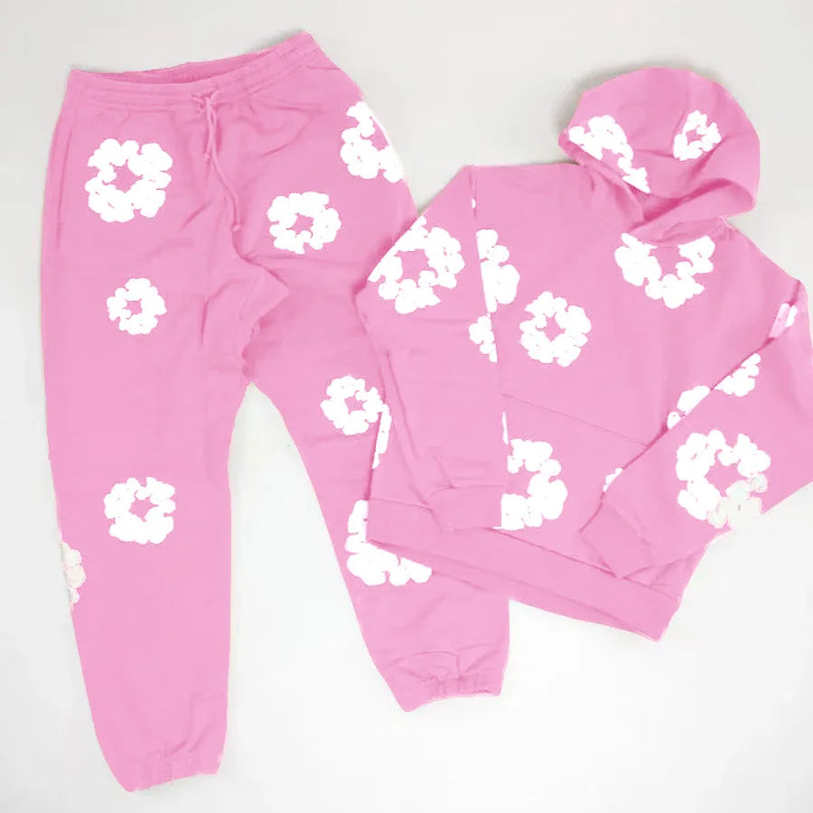 DENIM TEARS Tracksuit- Trendy Foam Streetwear for Men