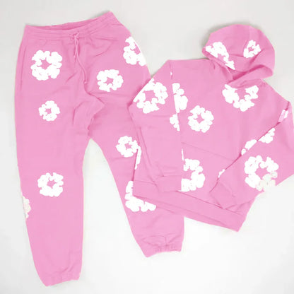 DENIM TEARS Tracksuit- Trendy Foam Streetwear for Men