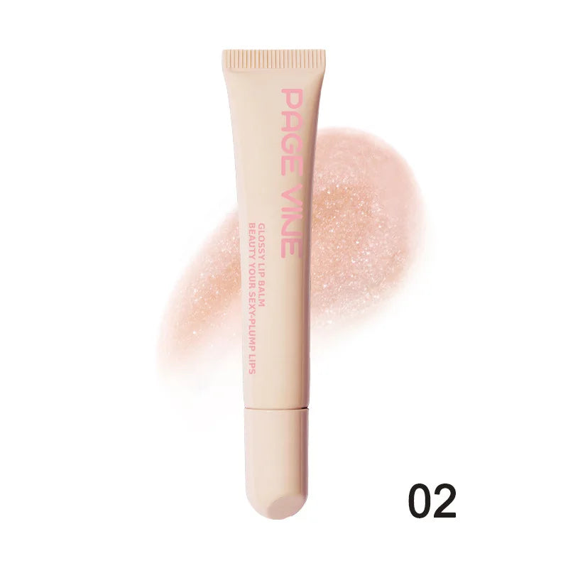 PAGE VINE Peptide Lip Gloss – Hydrating Jelly Tint for Plump, Glossy Lips