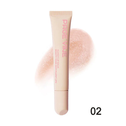 PAGE VINE Peptide Lip Gloss – Hydrating Jelly Tint for Plump, Glossy Lips