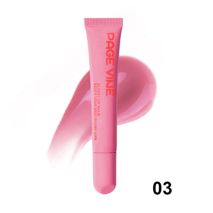 PAGE VINE Peptide Lip Gloss – Hydrating Jelly Tint for Plump, Glossy Lips