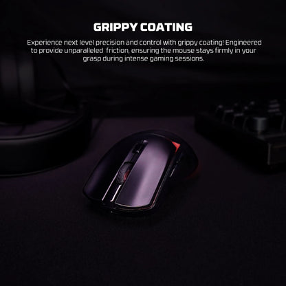 FANTECH CRYPOT II WG7v2 Wireless Gaming Mouse and Wired Mouse 12000DPI ARPG Anti-sweat coating Macro Mic for CSGO LOL